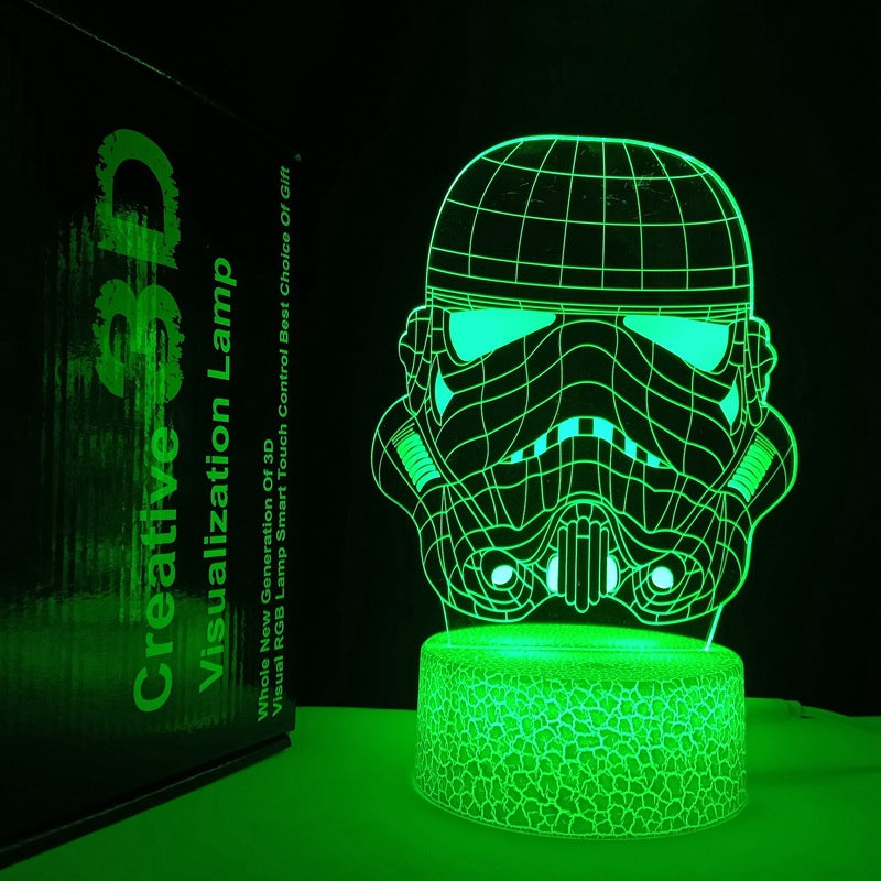 3D Horse Night Light USB Color Changing Remote Control Decorative Lamp for Kids Room