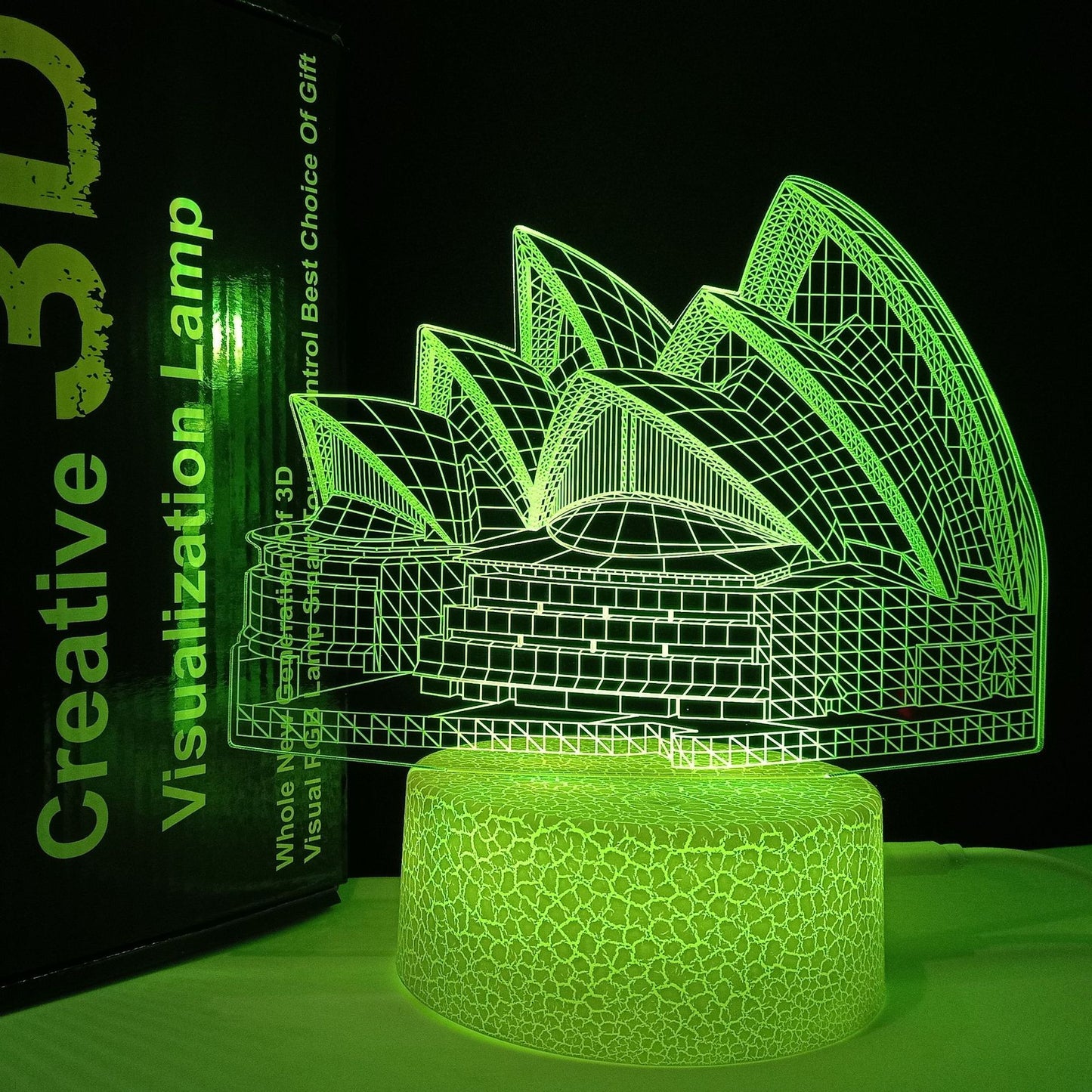 3D Horse Night Light USB Color Changing Remote Control Decorative Lamp for Kids Room