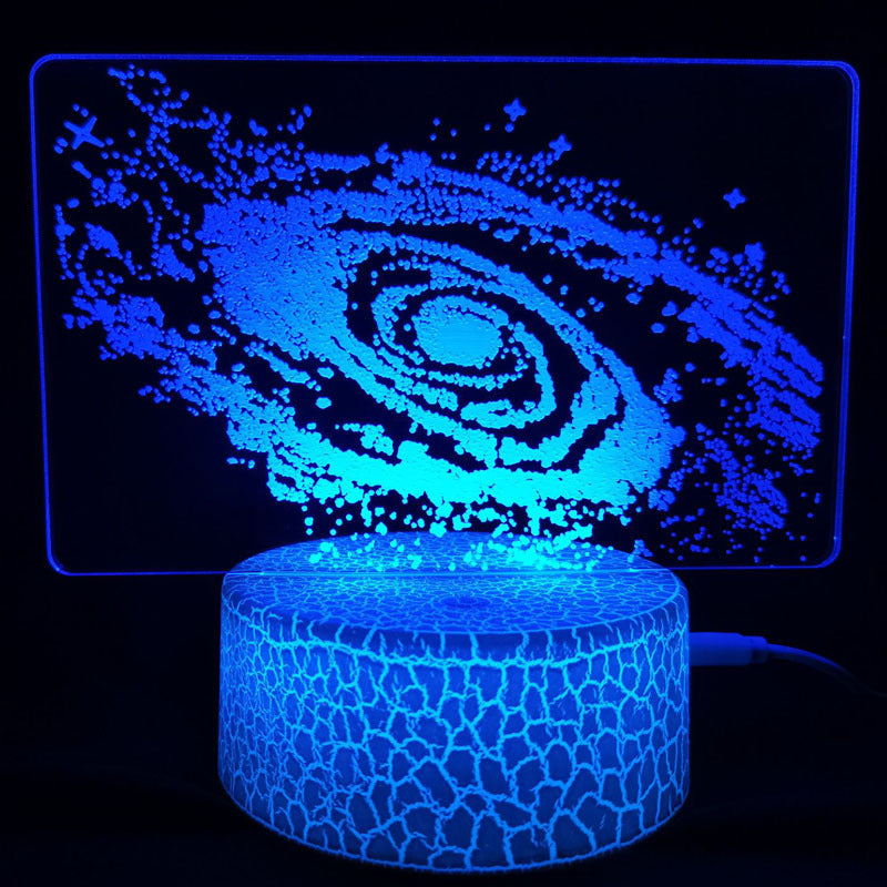 3D Horse Night Light USB Color Changing Remote Control Decorative Lamp for Kids Room