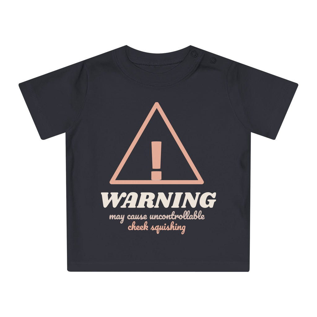 Squish Warning Funny Baby T-Shirt