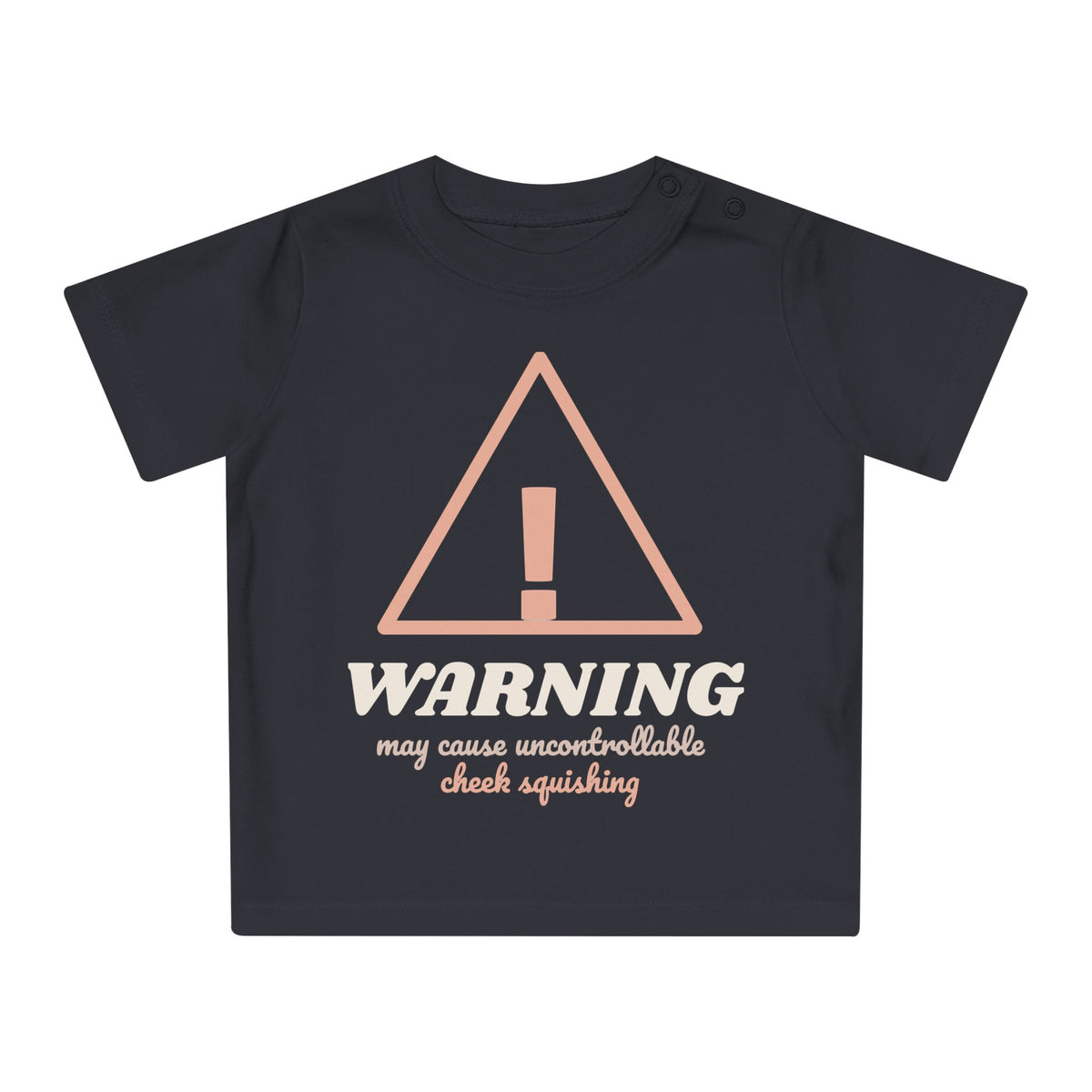 Squish Warning Funny Baby T-Shirt