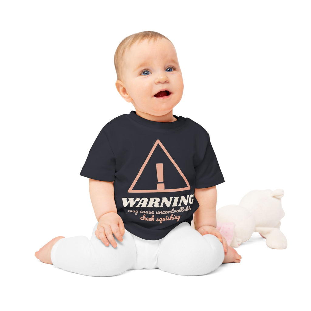 Squish Warning Funny Baby T-Shirt
