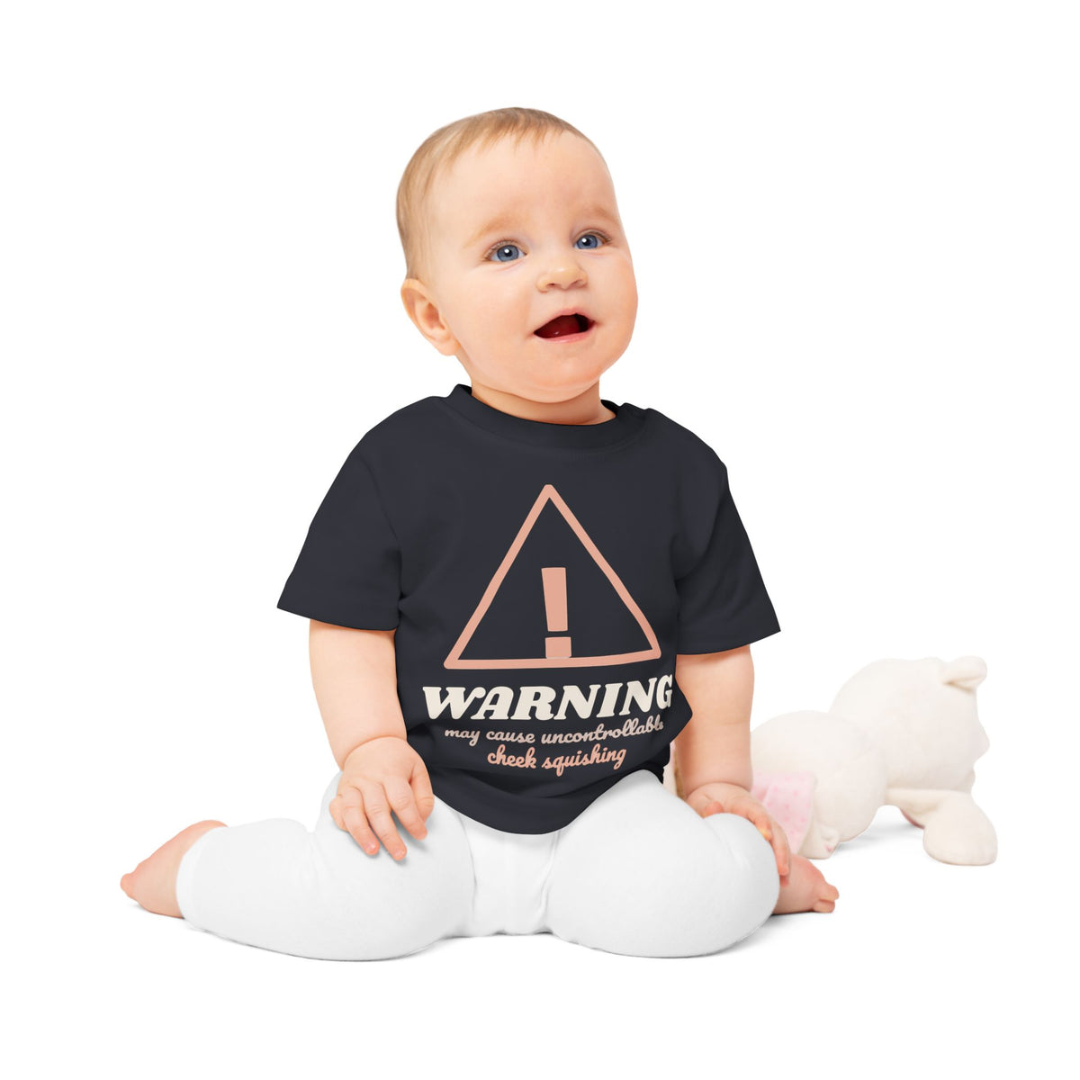 Squish Warning Funny Baby T-Shirt