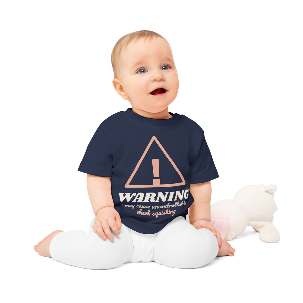 Squish Warning Funny Baby T-Shirt