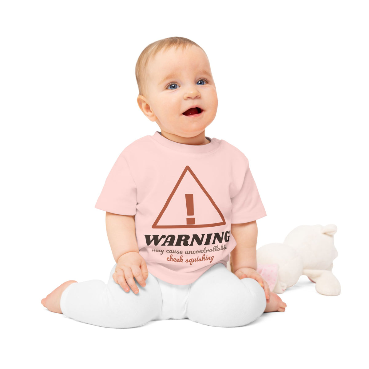 Squish Warning Funny Baby T-Shirt