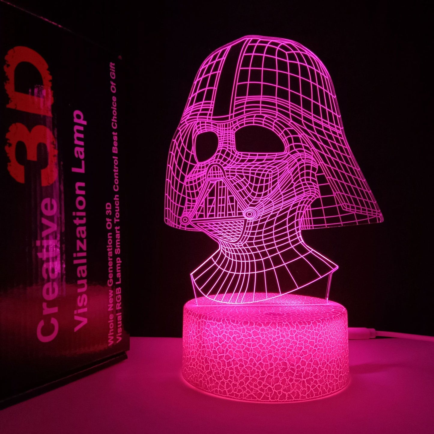 3D Horse Night Light USB Color Changing Remote Control Decorative Lamp for Kids Room