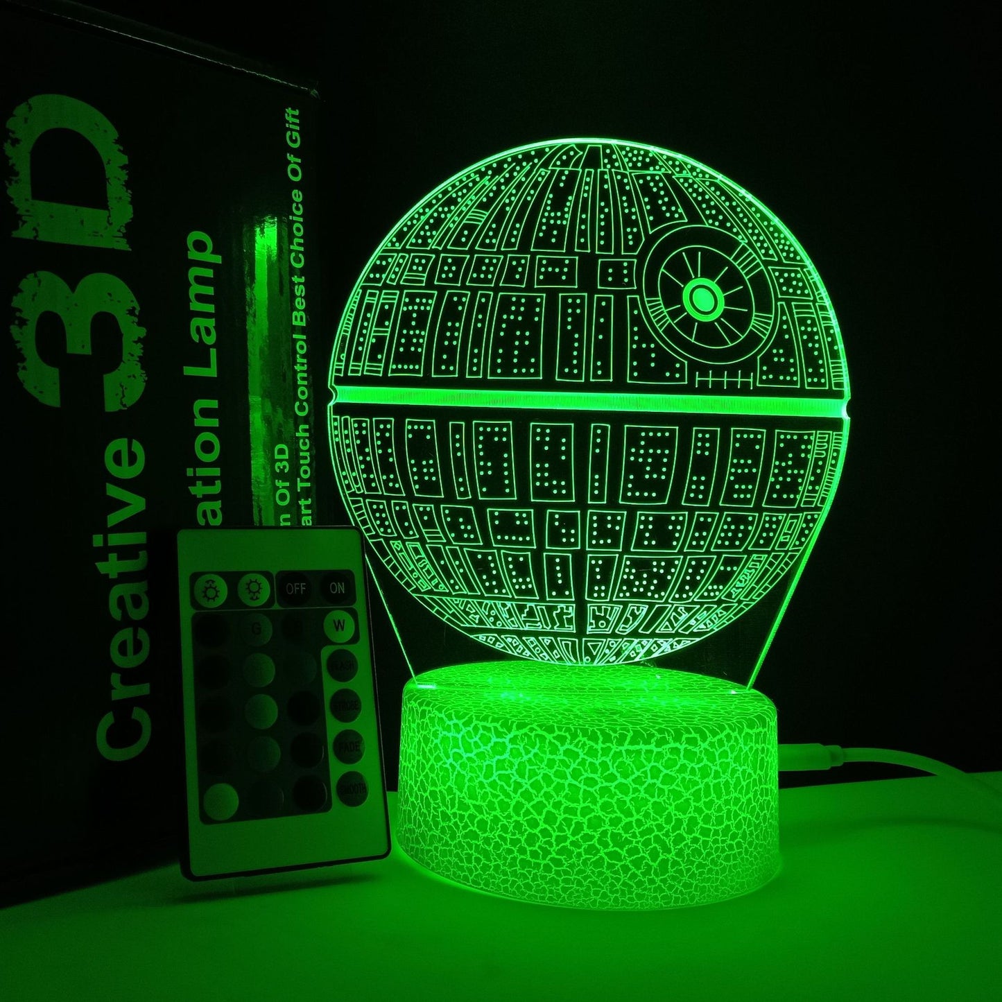 3D Horse Night Light USB Color Changing Remote Control Decorative Lamp for Kids Room