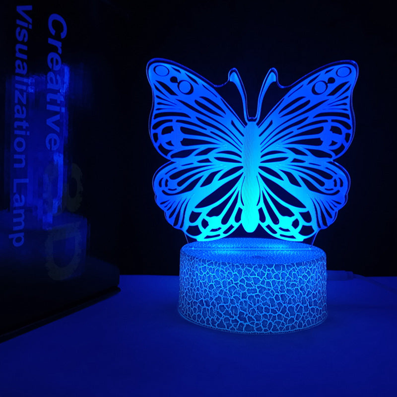 3D Horse Night Light USB Color Changing Remote Control Decorative Lamp for Kids Room