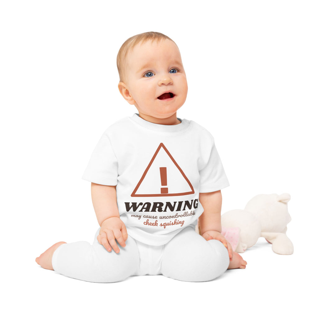 Squish Warning Funny Baby T-Shirt