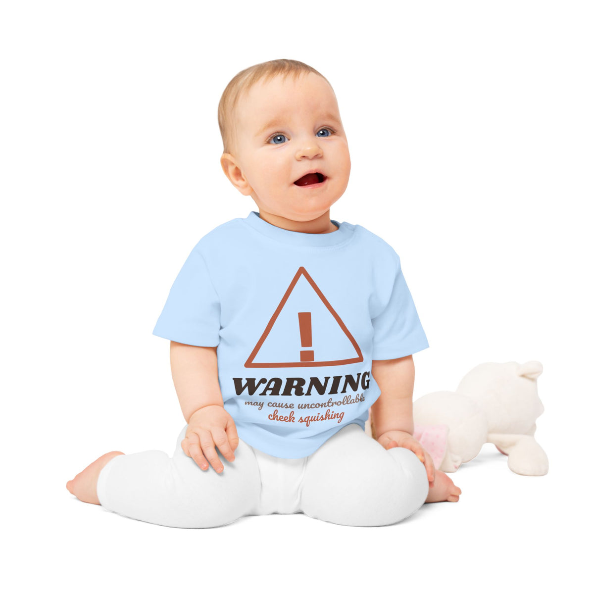 Squish Warning Funny Baby T-Shirt