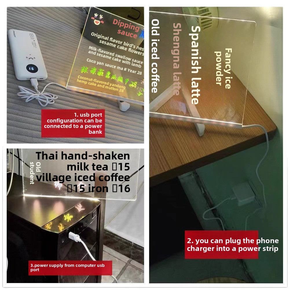 LED Drawing Board for Kids with Stand and Accessories