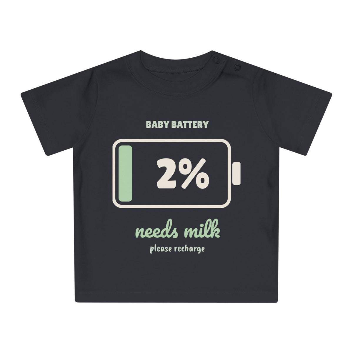 Baby Battery 2% Funny Baby T-Shirt