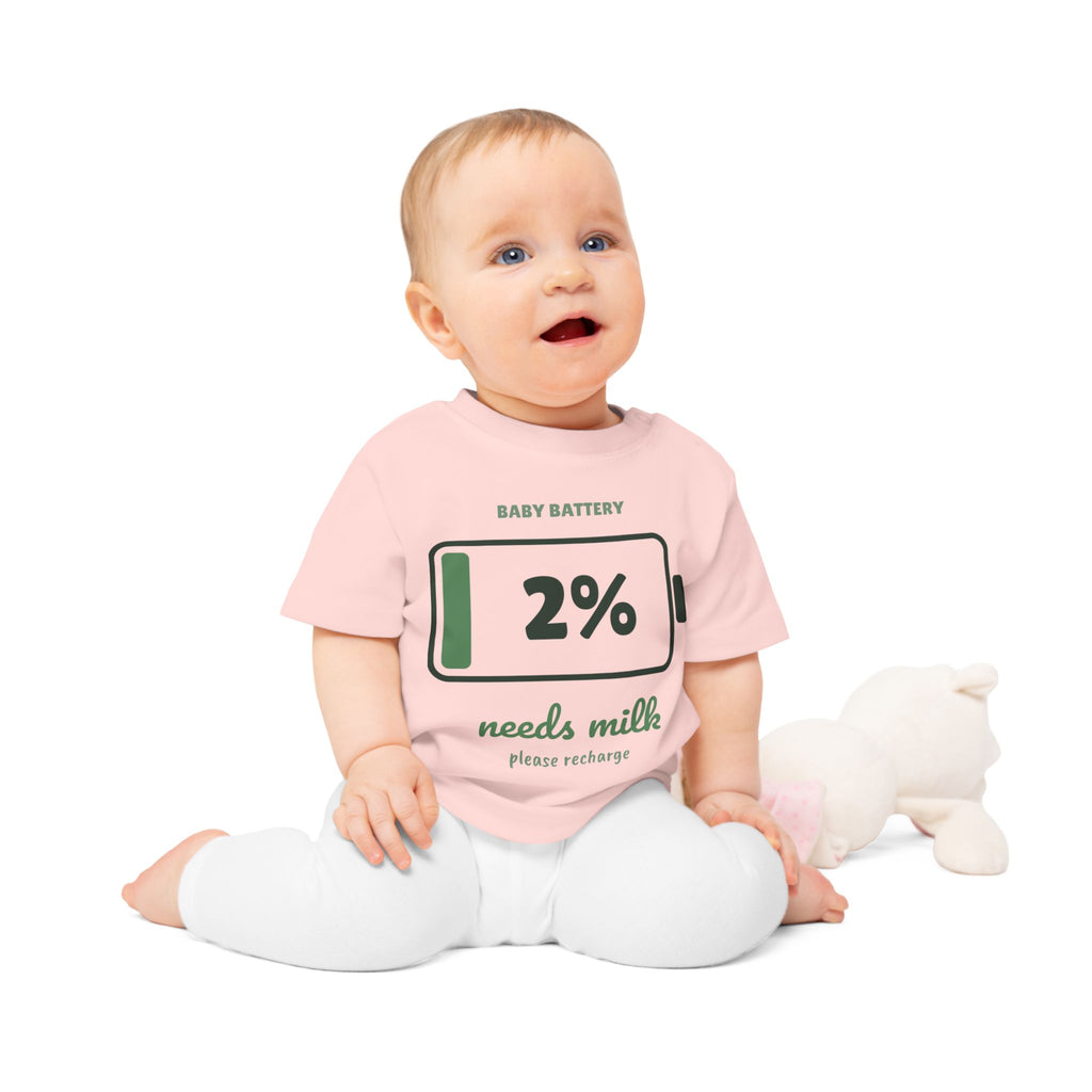 Baby Battery 2% Funny Baby T-Shirt