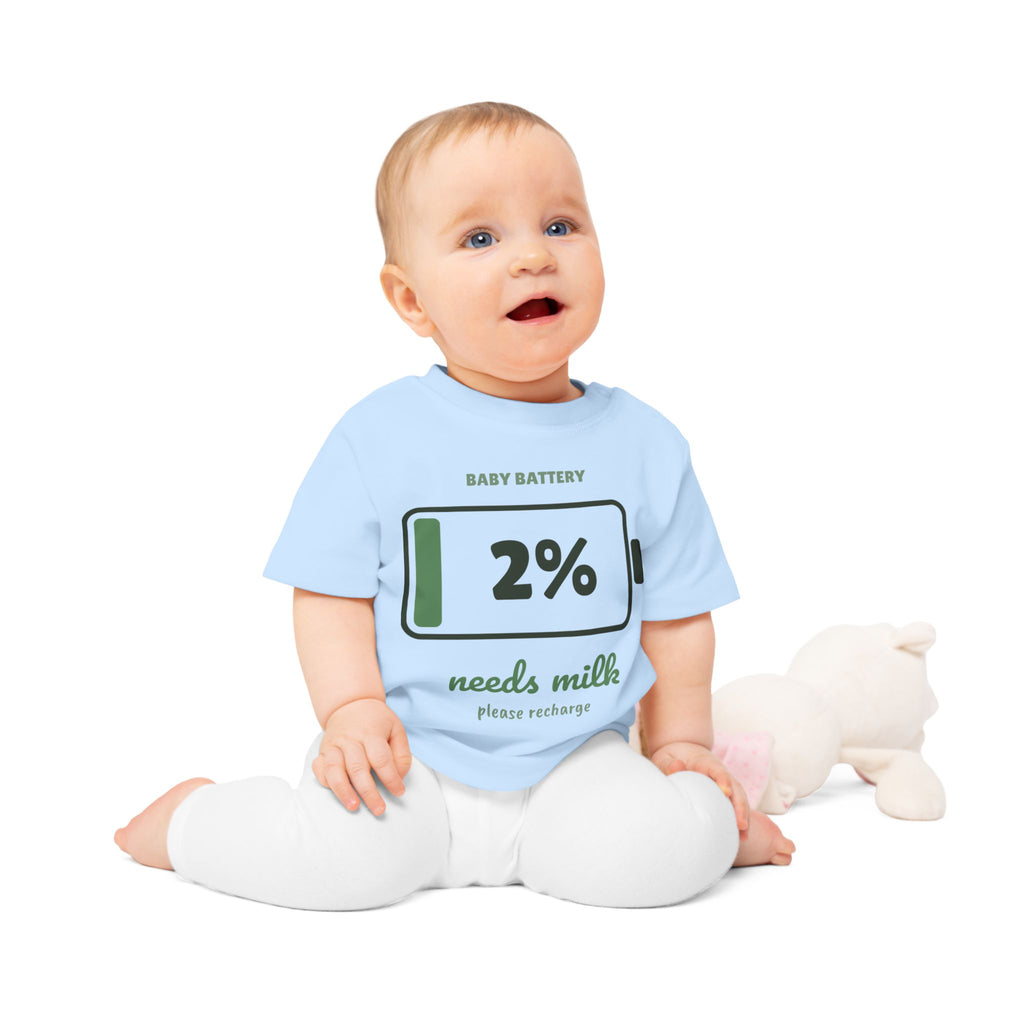 Baby Battery 2% Funny Baby T-Shirt