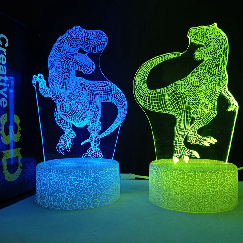 3D Horse Night Light USB Color Changing Remote Control Decorative Lamp for Kids Room