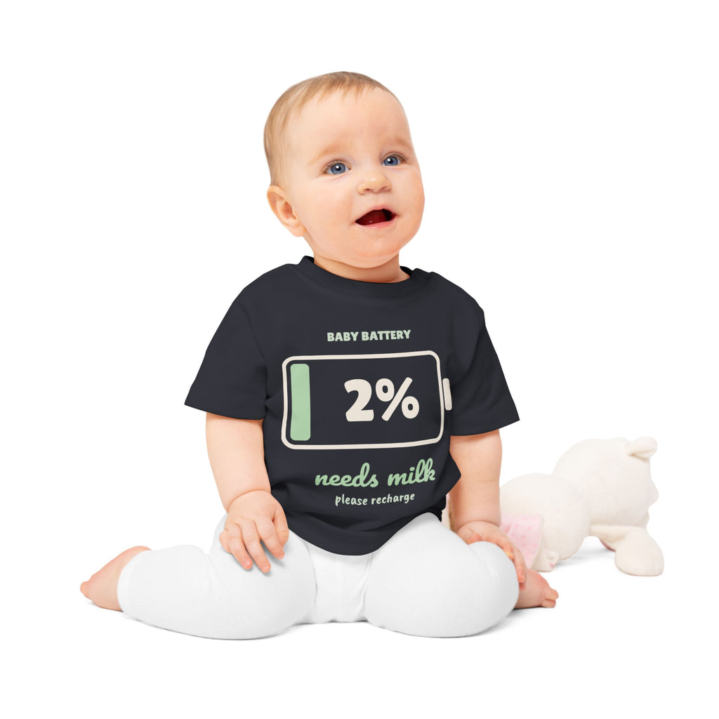 Baby Battery 2% Funny Baby T-Shirt