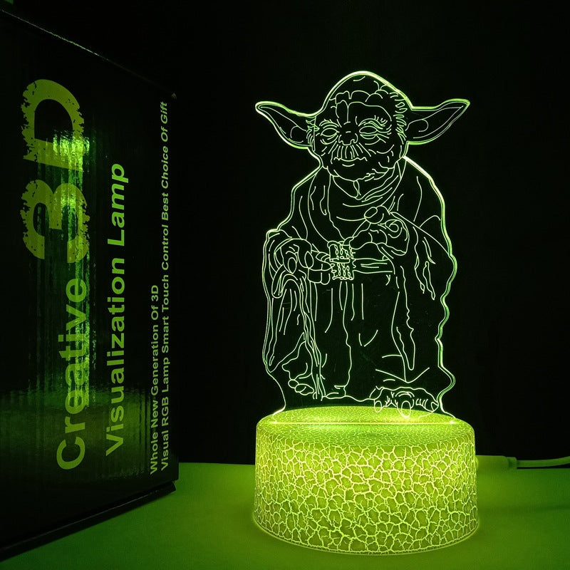 3D Horse Night Light USB Color Changing Remote Control Decorative Lamp for Kids Room