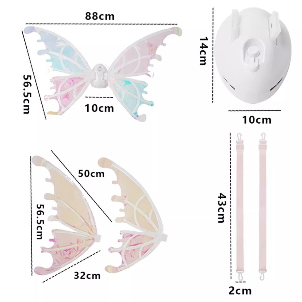 LED Automatic Moving Wing Toy for Kids