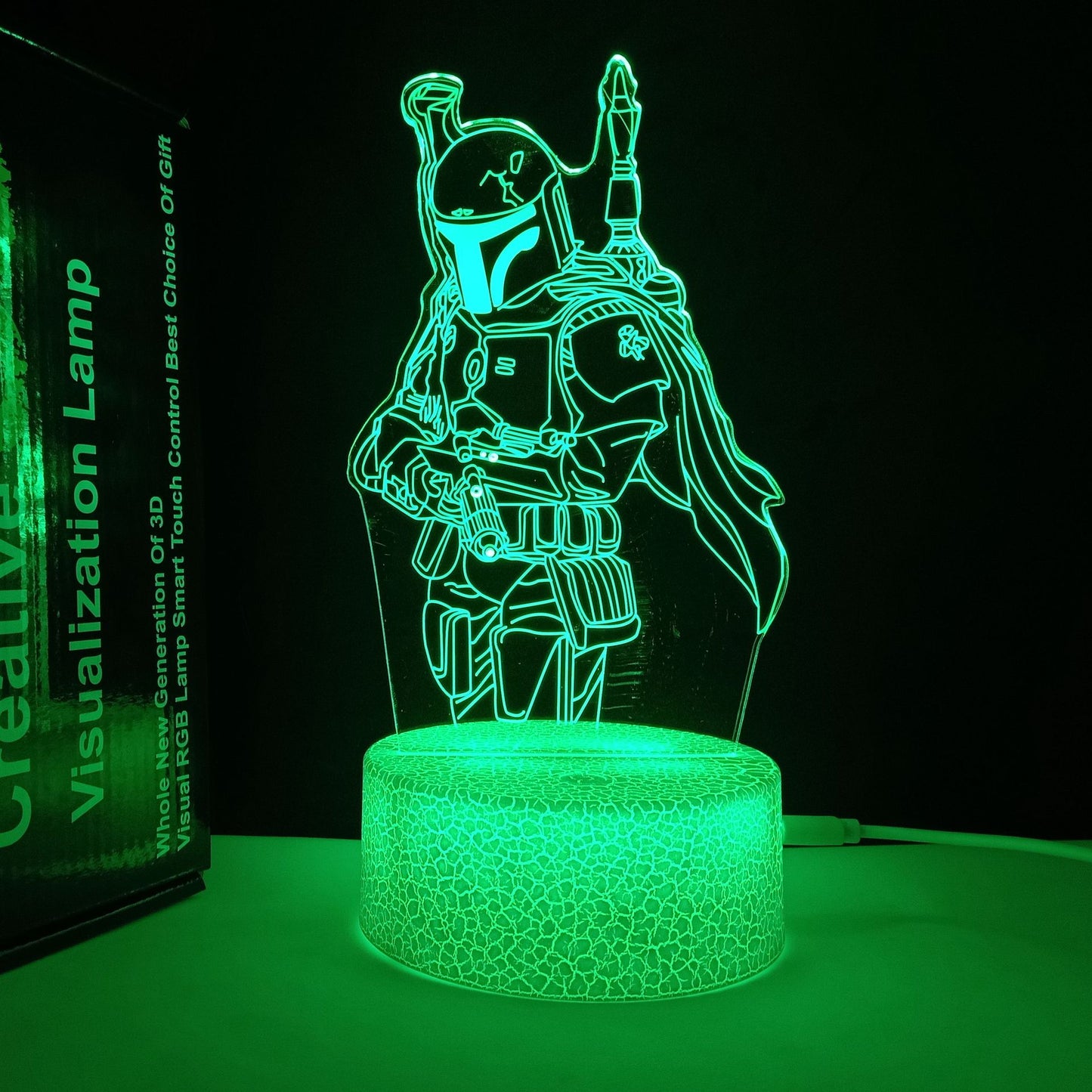 3D Horse Night Light USB Color Changing Remote Control Decorative Lamp for Kids Room