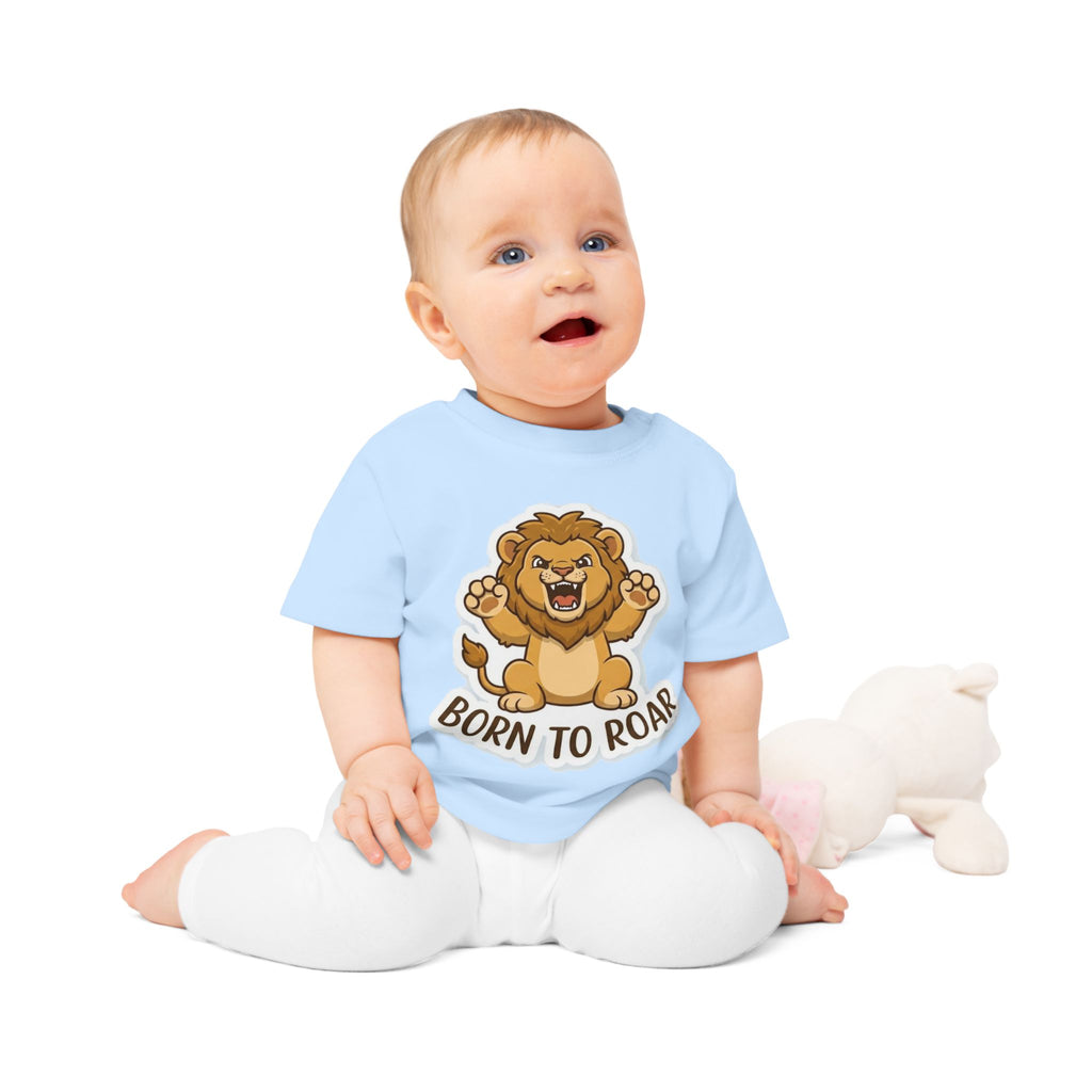 Born to Roar funny baby t-shirt