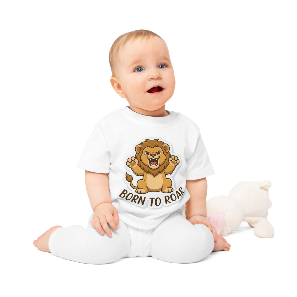 Born to Roar funny baby t-shirt