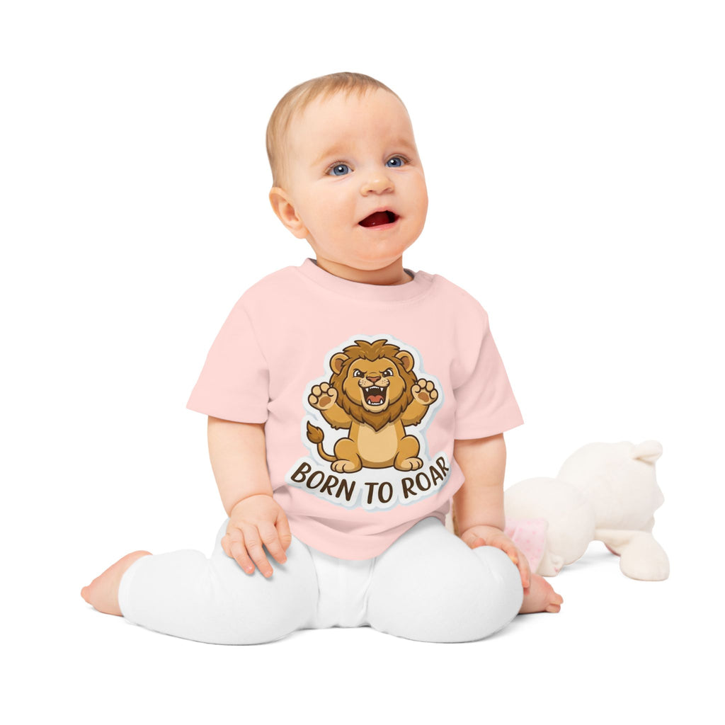Born to Roar funny baby t-shirt