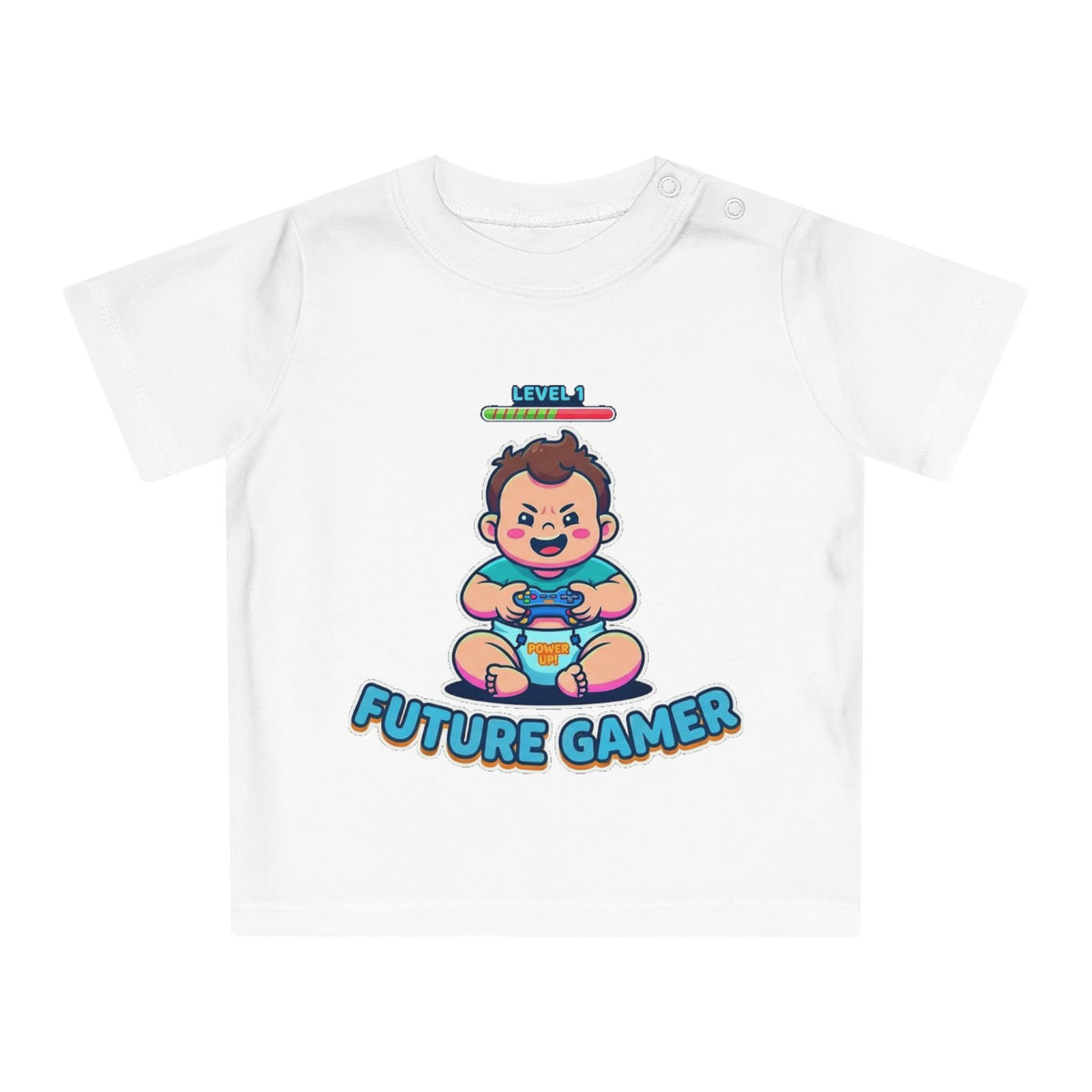 Future Gamer funny baby t-shirt (boy)