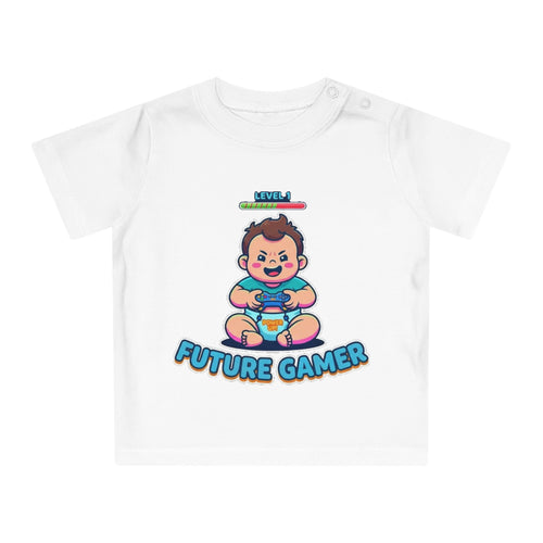 Future Gamer funny baby t-shirt (boy)