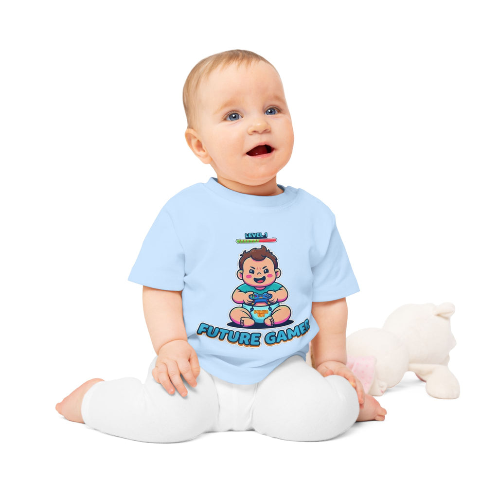 Future Gamer funny baby t-shirt (boy)