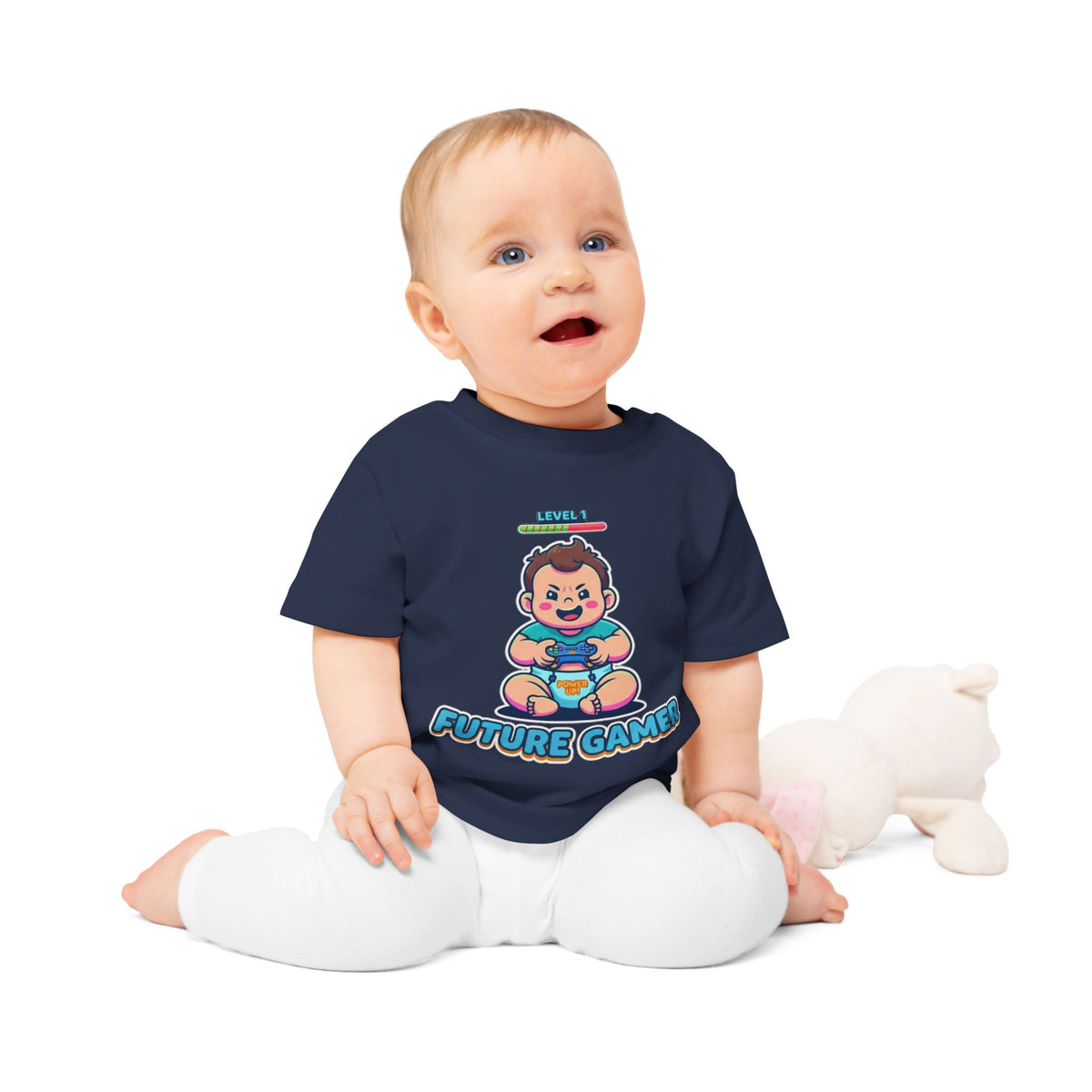 Future Gamer funny baby t-shirt (boy)