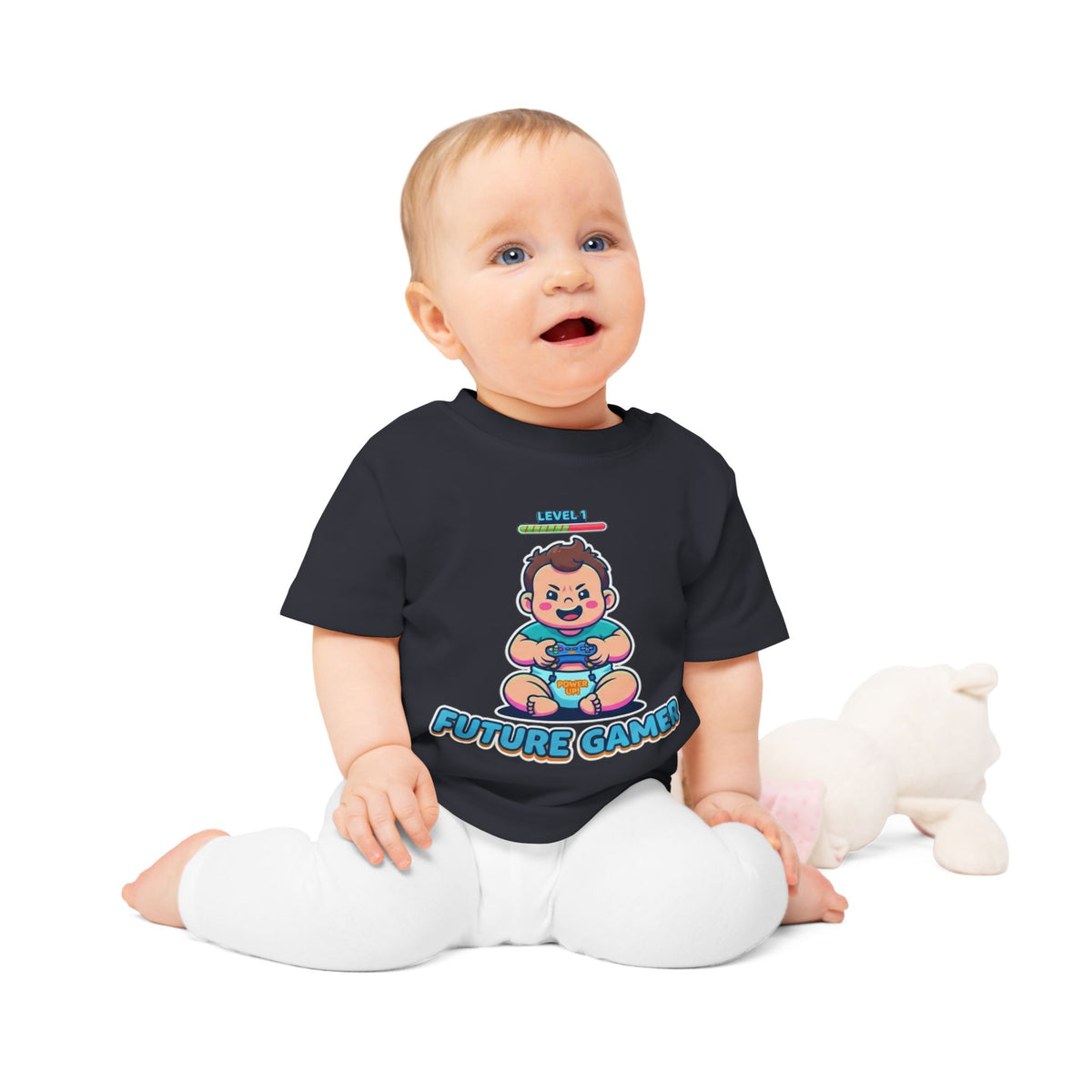 Future Gamer funny baby t-shirt (boy)