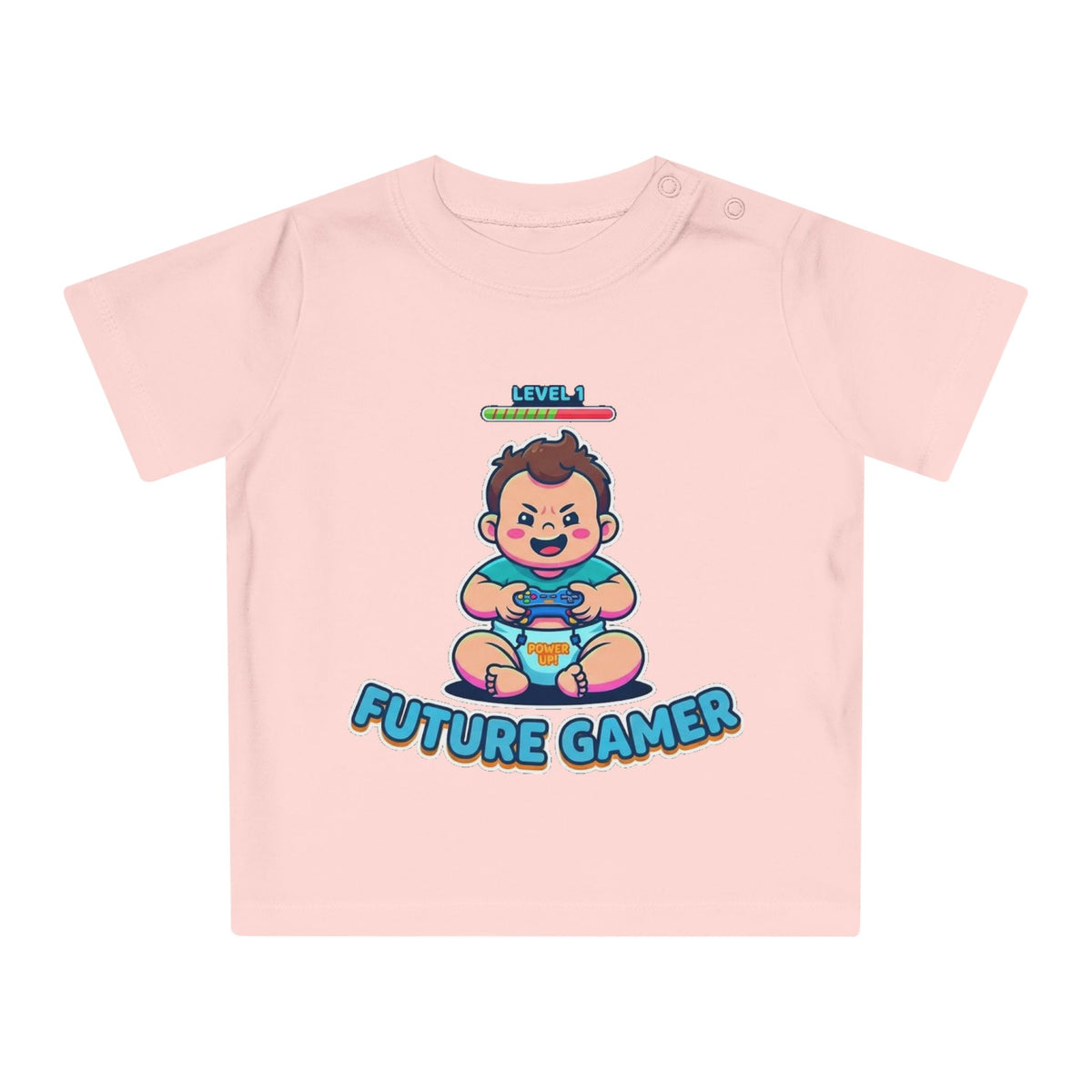 Future Gamer funny baby t-shirt (boy)
