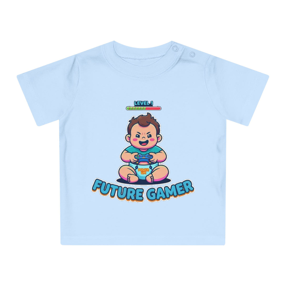 Future Gamer funny baby t-shirt (boy)