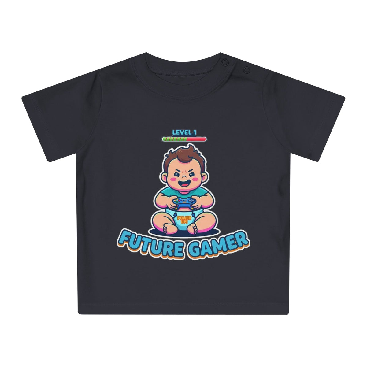 Future Gamer funny baby t-shirt (boy)