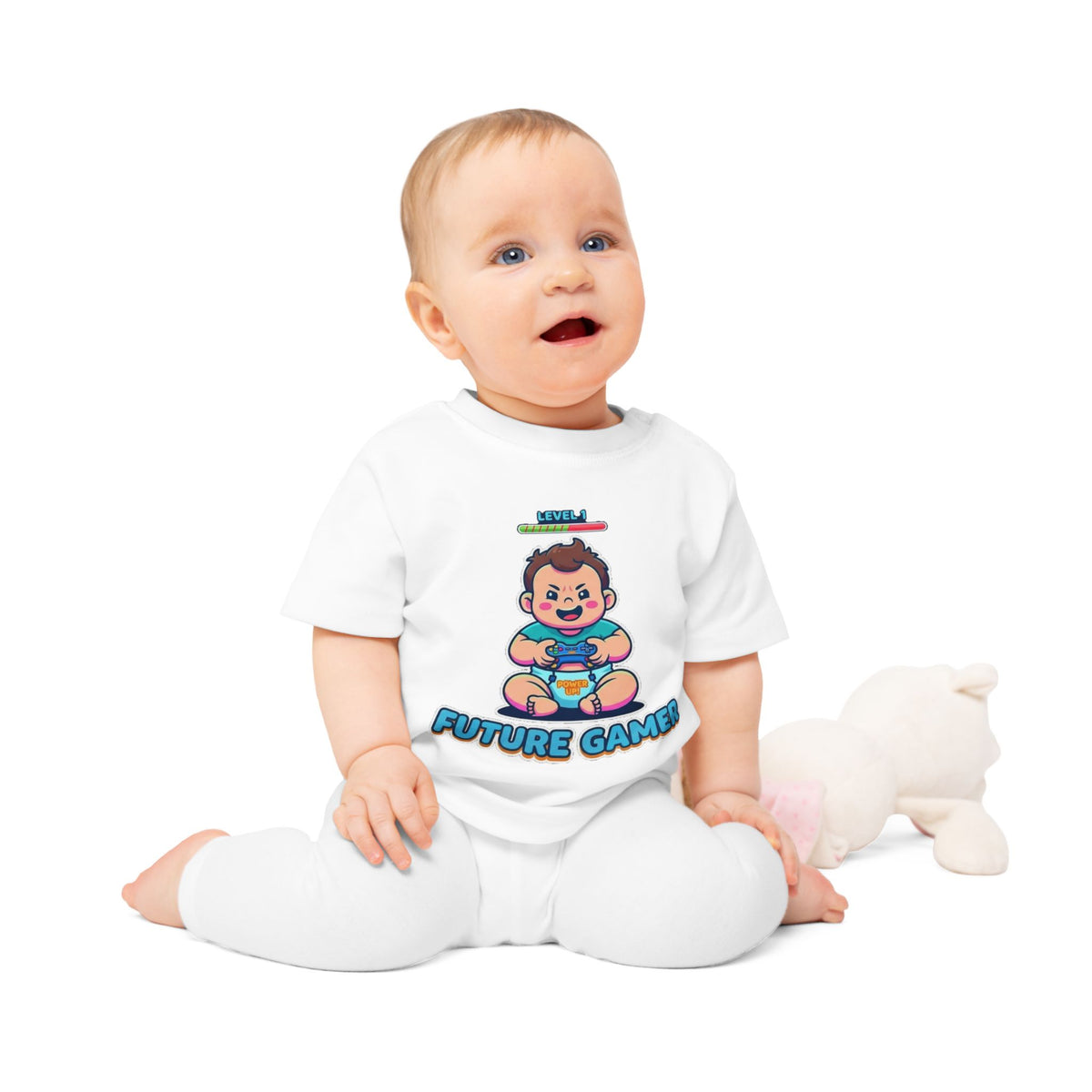 Future Gamer funny baby t-shirt (boy)