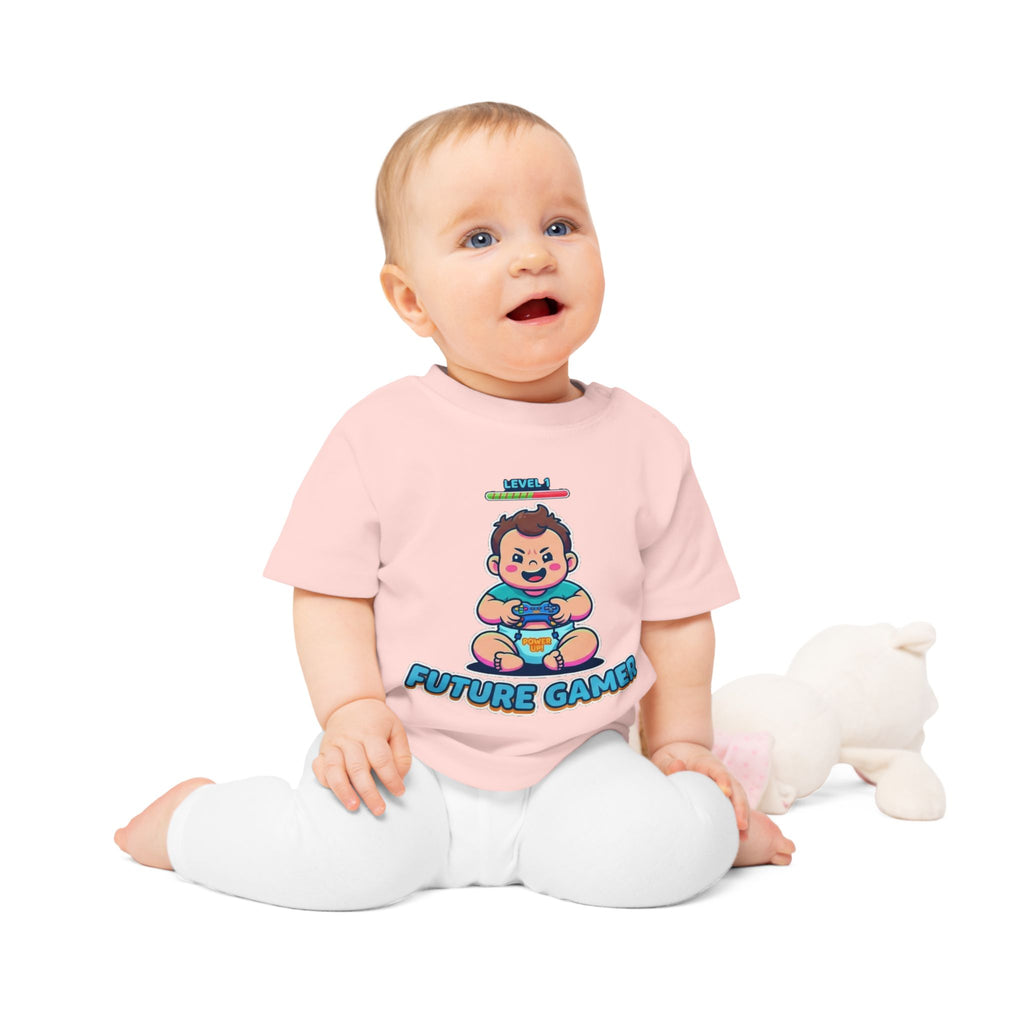 Future Gamer funny baby t-shirt (boy)