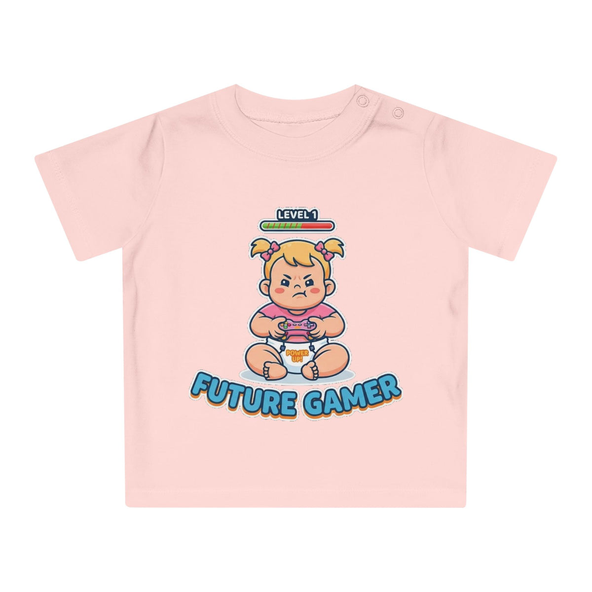Future Gamer funny baby t-shirt (girl)
