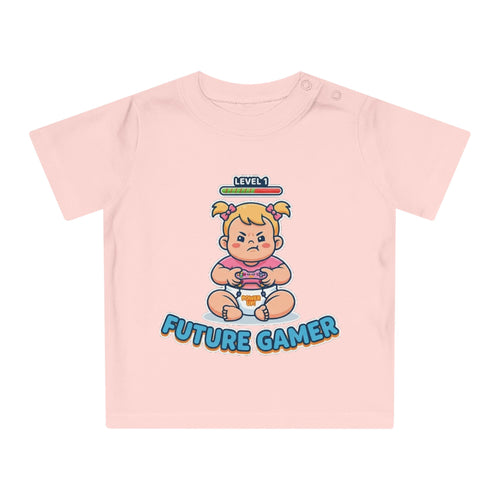 Future Gamer funny baby t-shirt (girl)