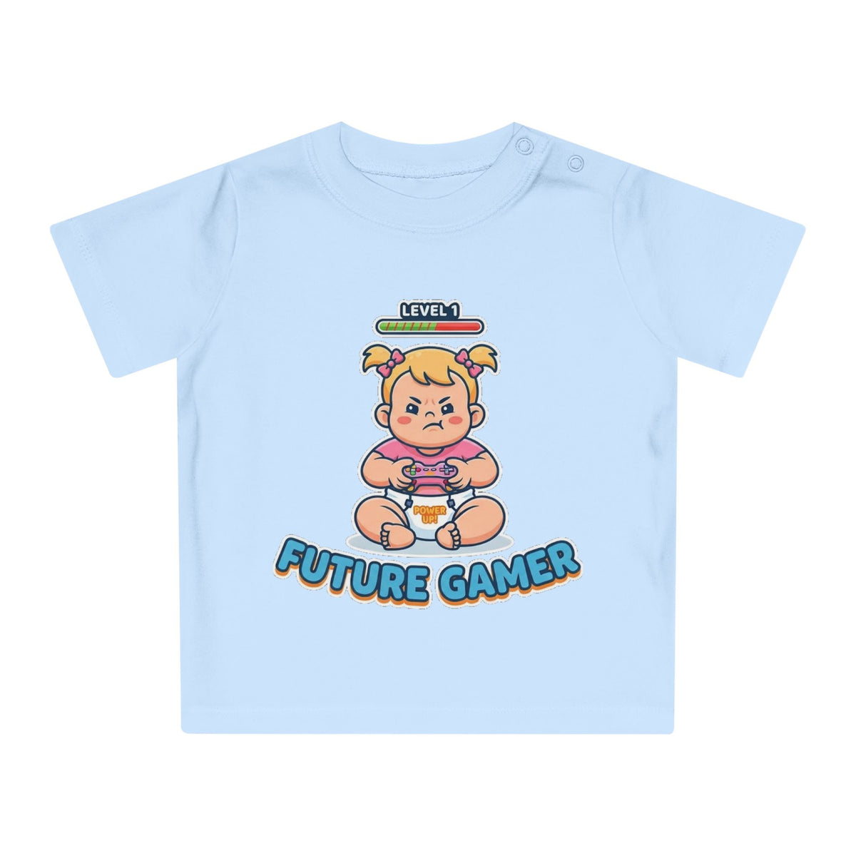 Future Gamer funny baby t-shirt (girl)