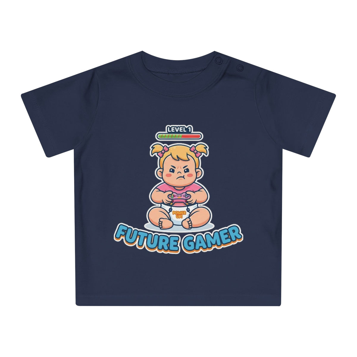 Future Gamer funny baby t-shirt (girl)