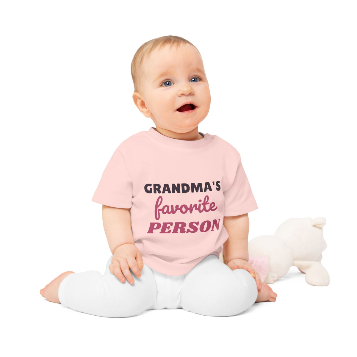 Grandma's Favorite Person funny baby t-shirt