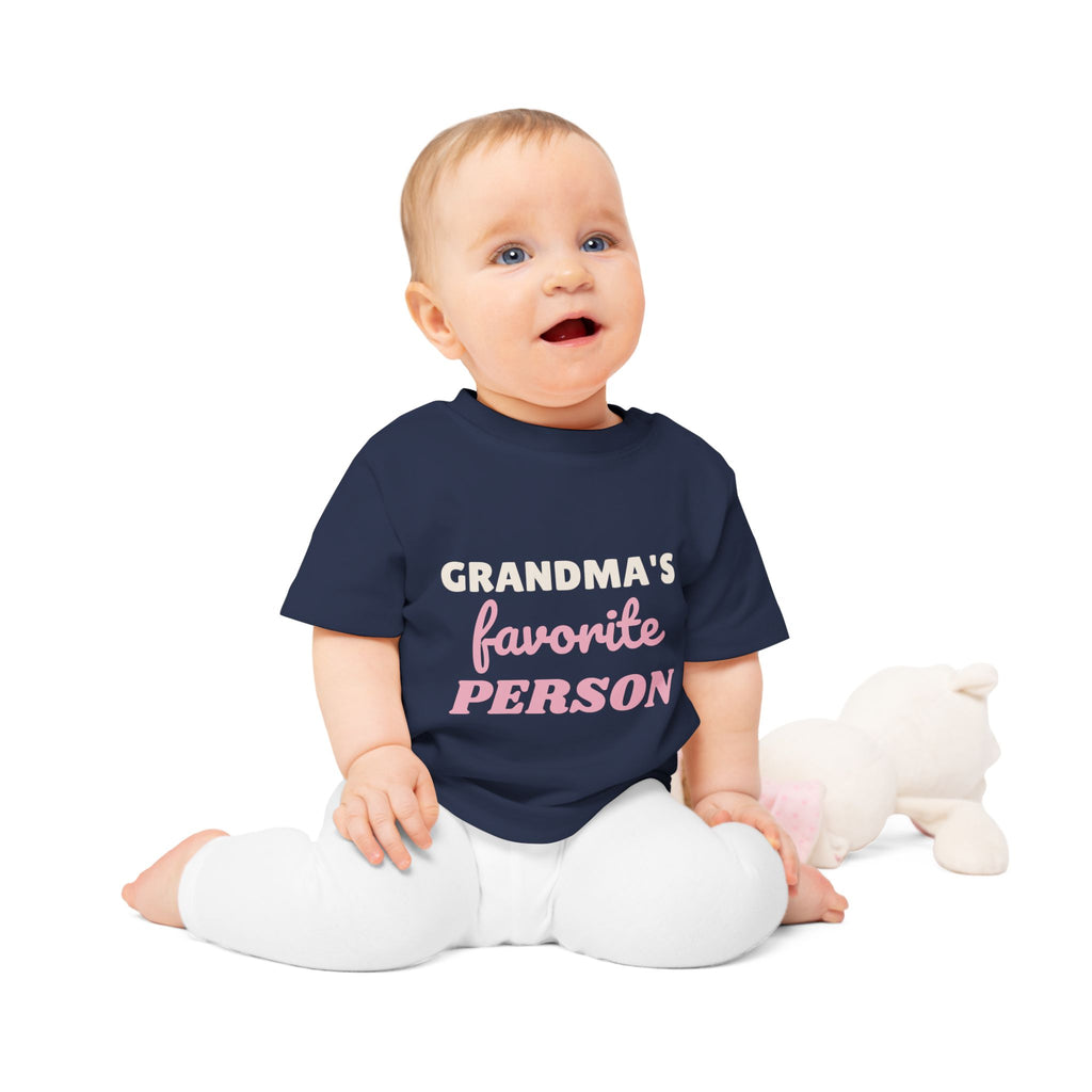 Grandma's Favorite Person funny baby t-shirt