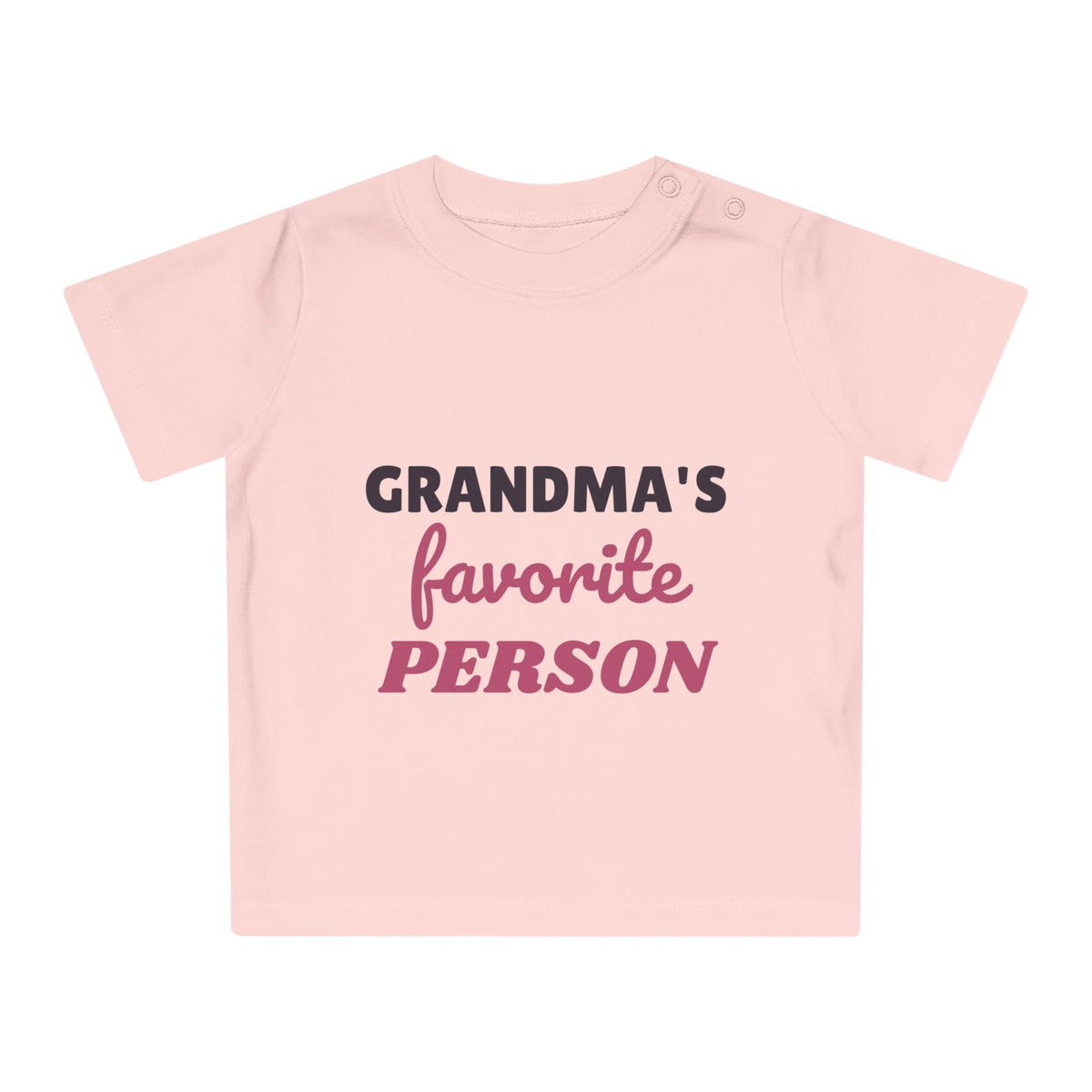 Grandma's Favorite Person funny baby t-shirt