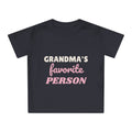 Grandma's Favorite Person funny baby t-shirt
