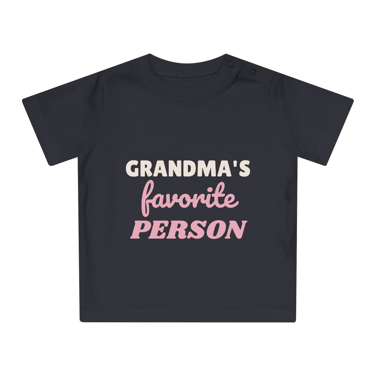 Grandma's Favorite Person funny baby t-shirt