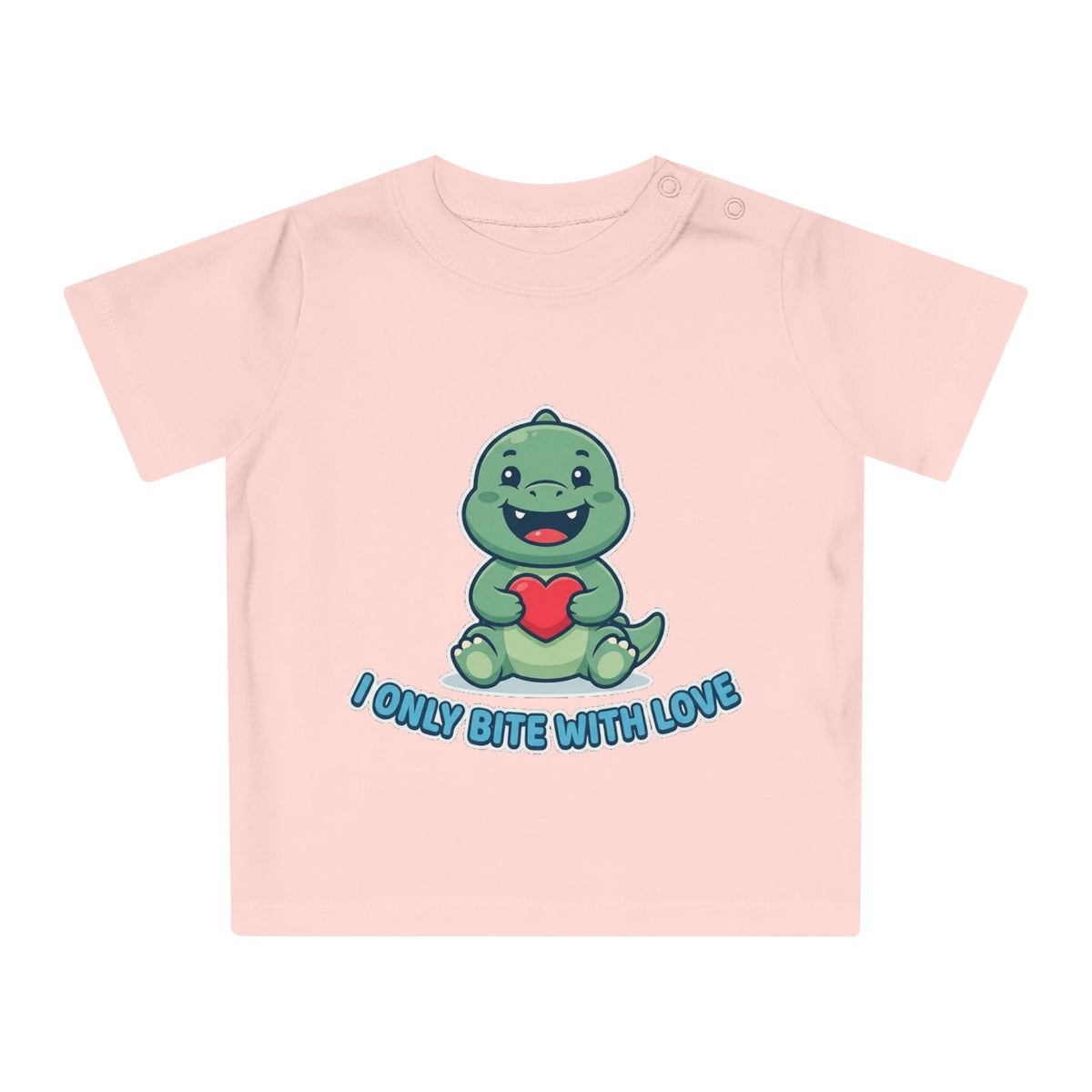 I Only Bite With Love funny baby t-shirt