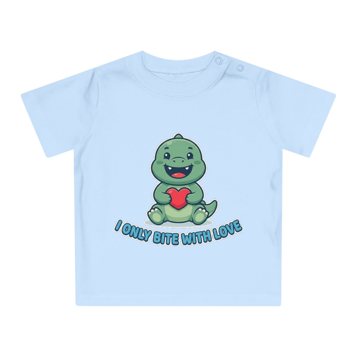 I Only Bite With Love funny baby t-shirt