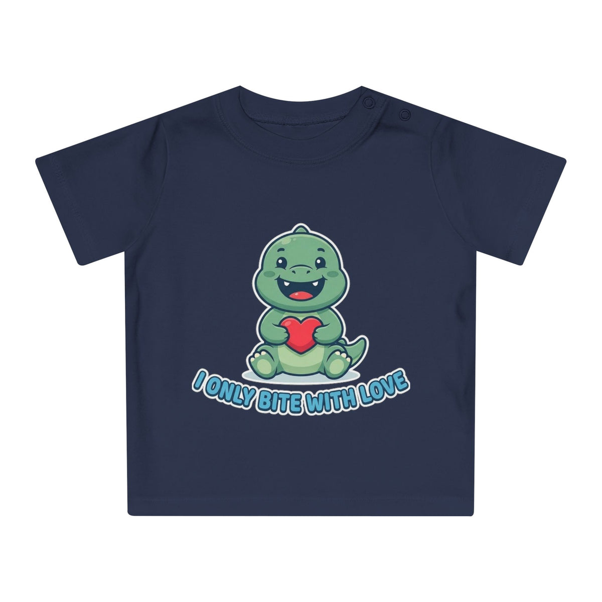 I Only Bite With Love funny baby t-shirt
