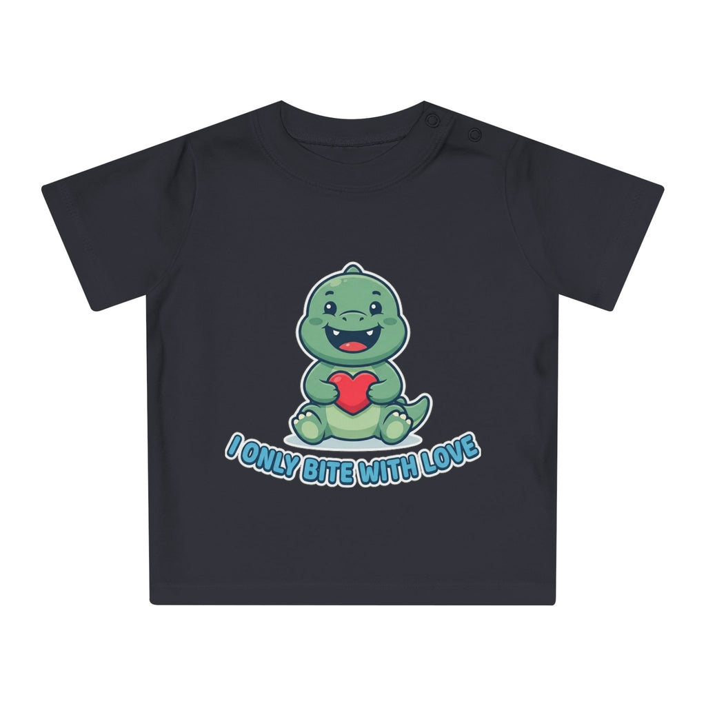 I Only Bite With Love funny baby t-shirt