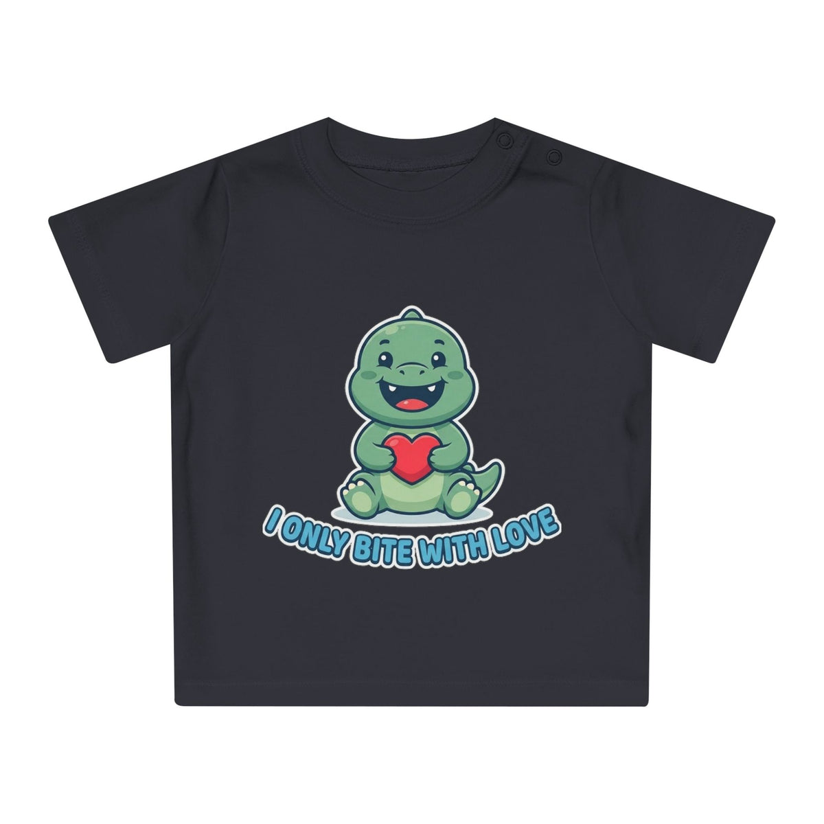 I Only Bite With Love funny baby t-shirt